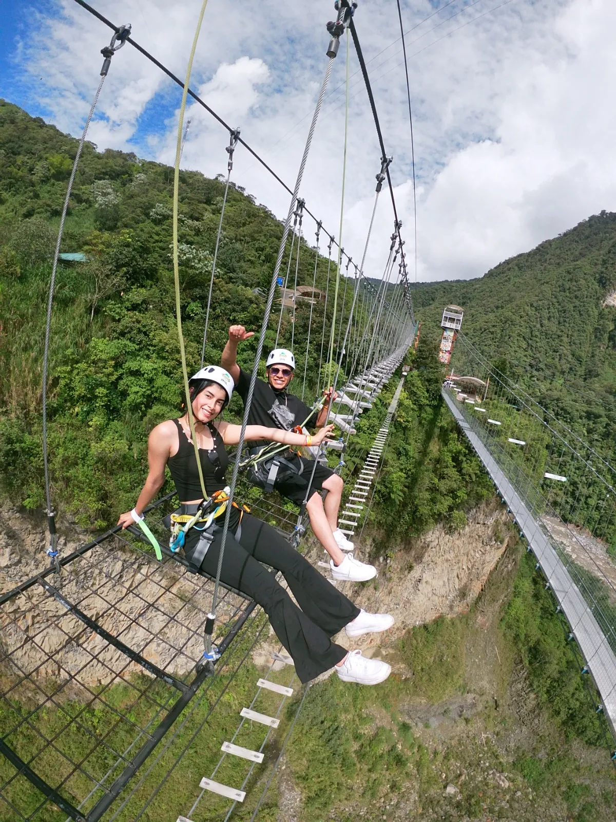 Mono Loco o Puente Tibetano Extremo